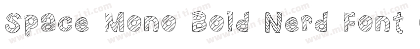 Space Mono Bold Nerd Font Complete字体转换